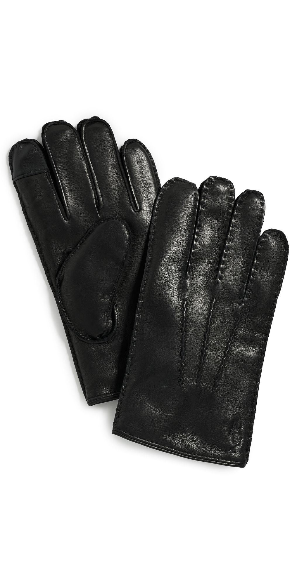 Polo Ralph Lauren Cashmere Lined Nappa Touch Gloves Black M