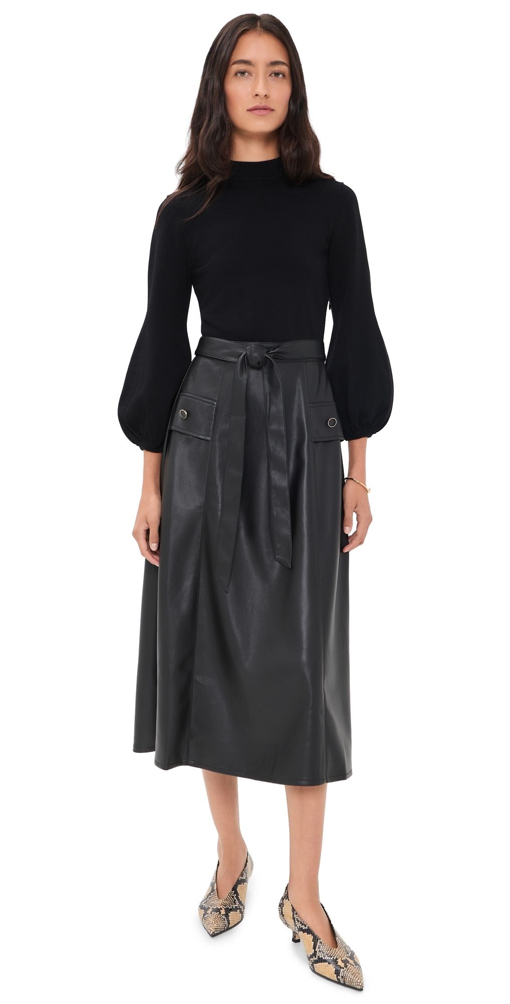 Shoshanna Aspen Dress Jet S