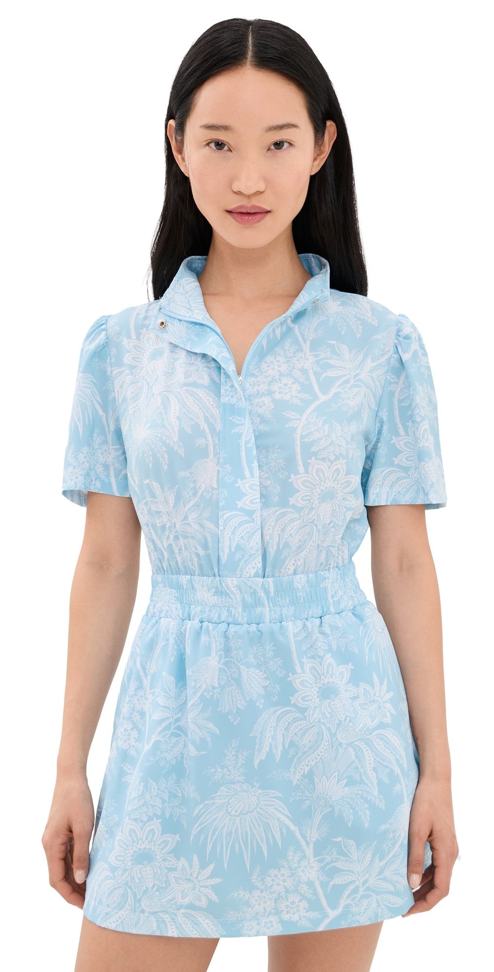 Byrdie Golf Social Wear Dockside Dress Fairway Powder Rpt M