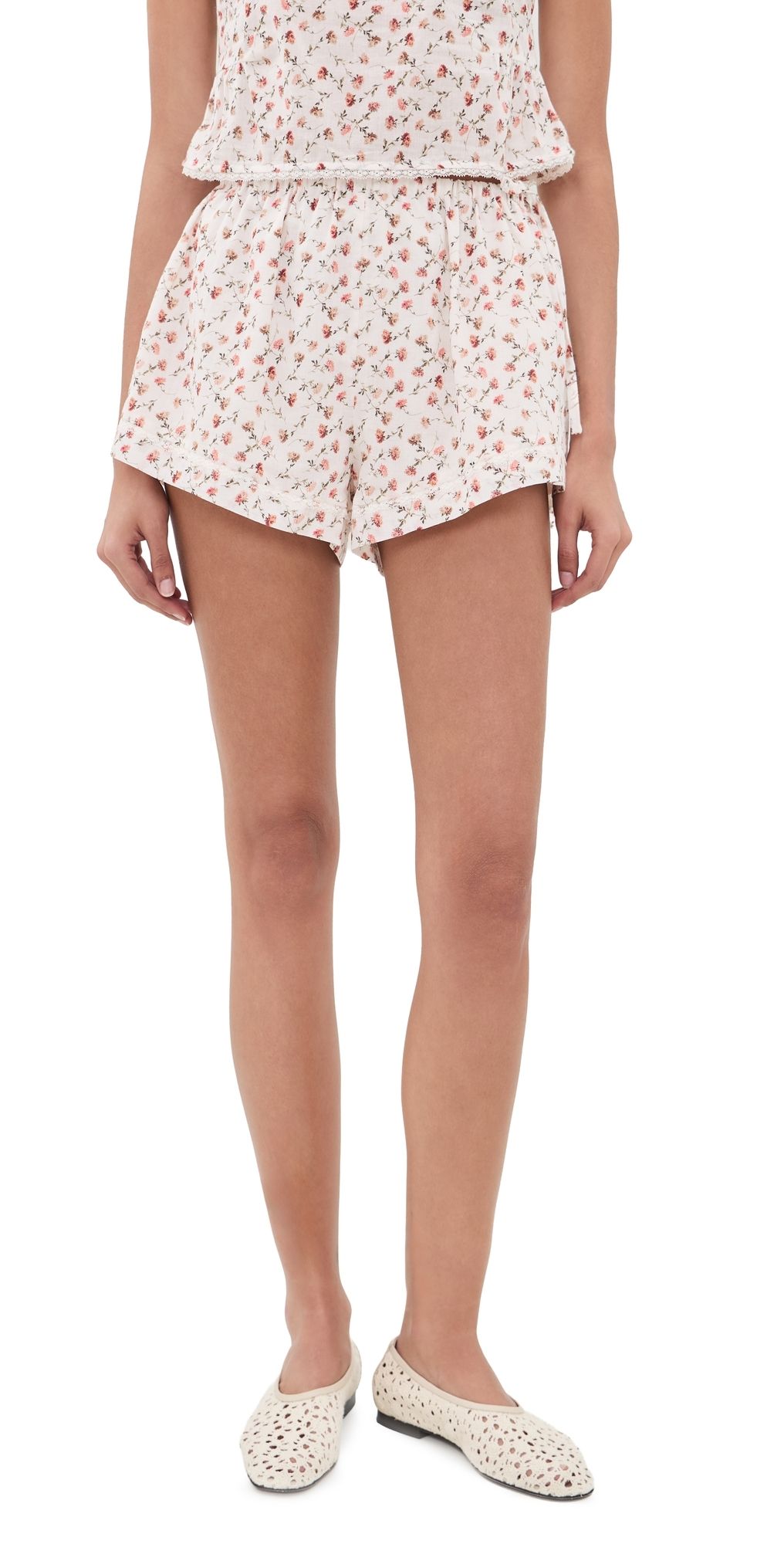 POSSE Charlotte Shorts Watercolour Floral XL