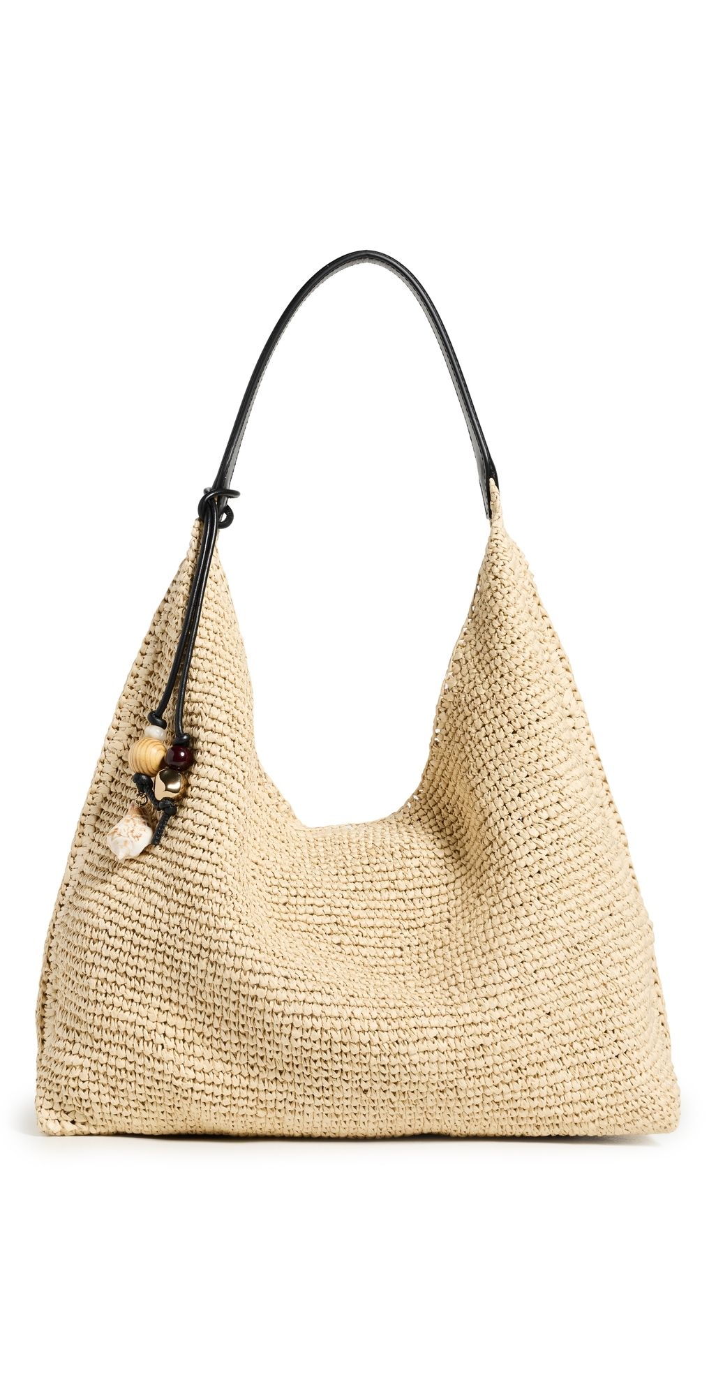 Madewell The Mylie Shoulder Bag in Raffia Natural Multi One Size