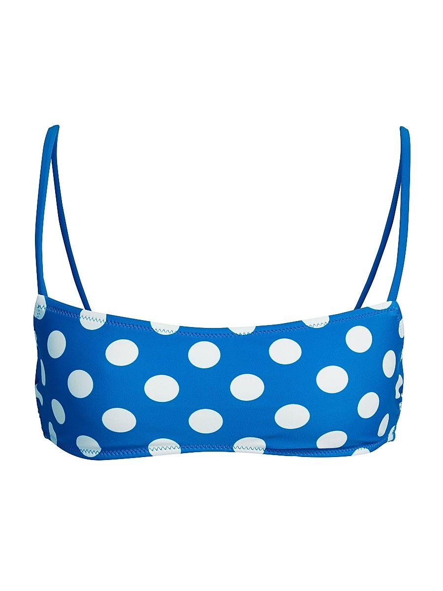 Women's The Daniela Reverible Bikini Top - Olympian Blue - Size XS
