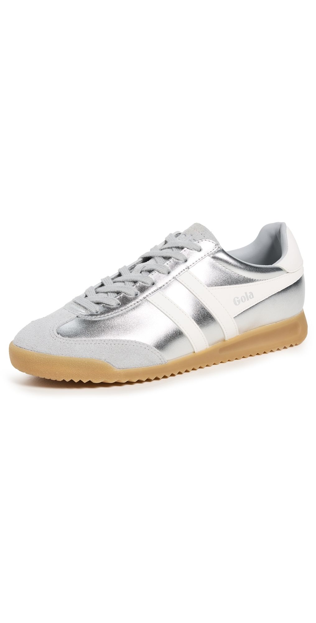 Gola Torpedo Glimmer Sneakers Silver/Off White 6