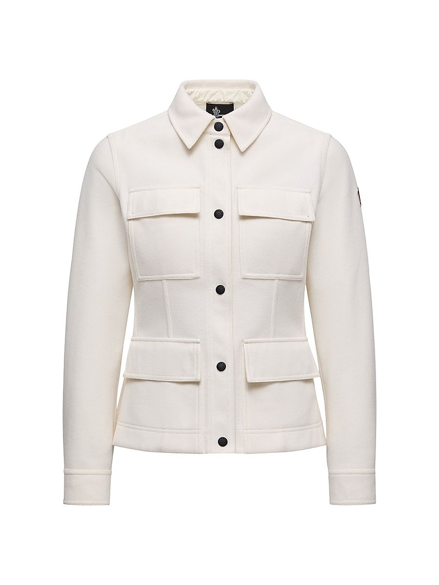 Women's Shirt in Interlock - White - Size Medium