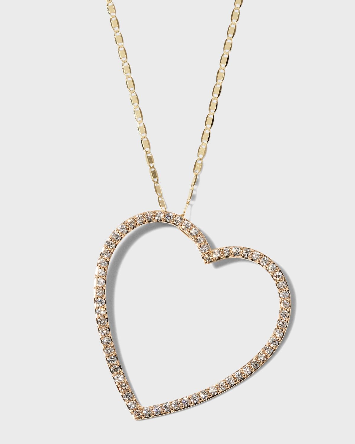 14K Gold Flawless Heart Necklace