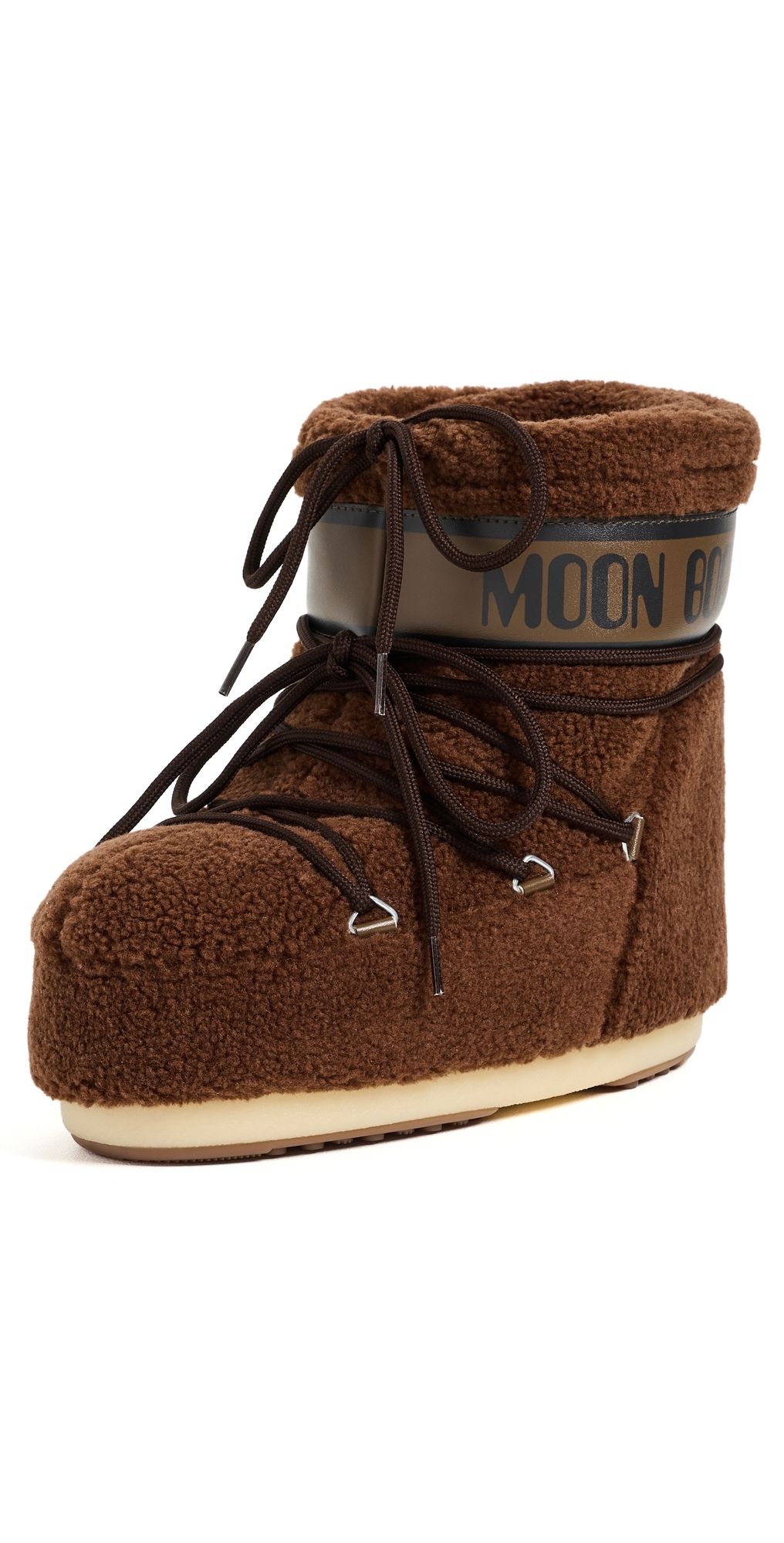 Moon Boot Icon Low Fleece Boots Brown 33/35