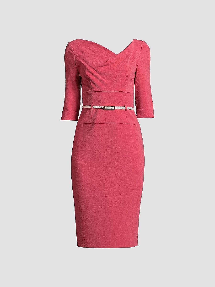 Black Halo Women's Jackie O Loft Woven Sheath Dress - Begonia - Size 10