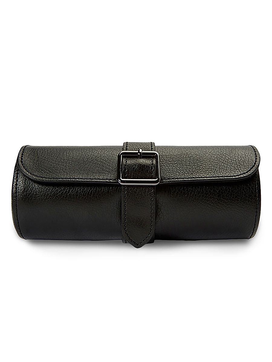 British Racing Triple Watch Roll - Black