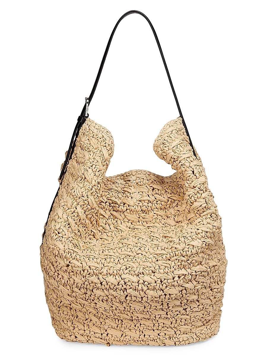 Women's Raffia Tote Bag - Natural