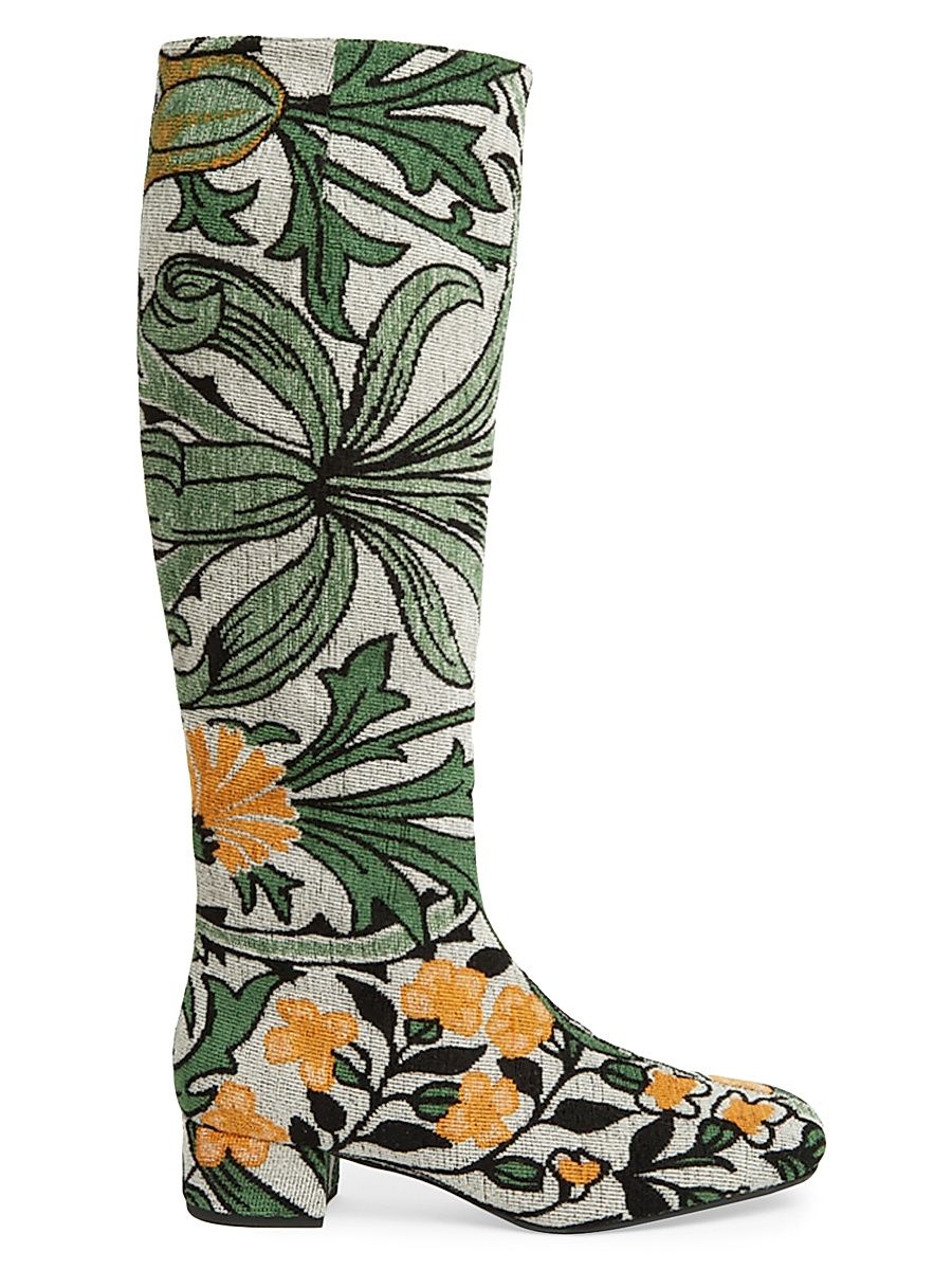 Women's Edie Boots - Jacquard Delta Ivory - Size 8