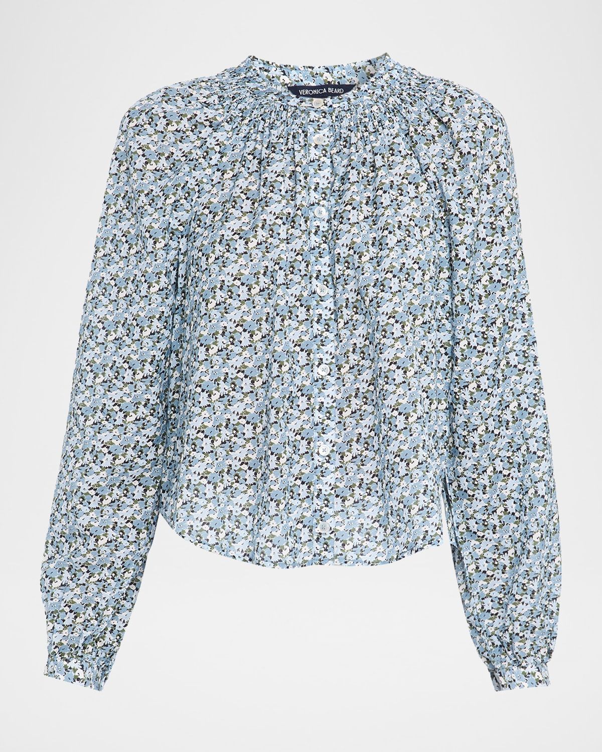 Madge Floral Cotton Voile Blouse