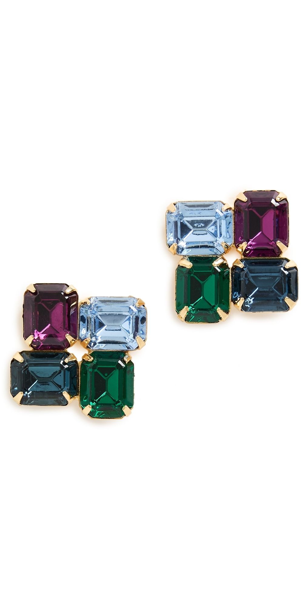 Jennifer Behr Piccolo Earrings Golden Multi One Size