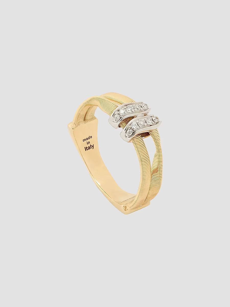 Marco Bicego Women's Marrakech 18K Gold & 0.08 TCW Diamond Ring - Yellow Gold - Size 7