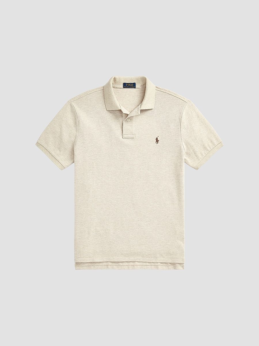 Men's The Iconic Mesh Polo Shirt - Spring Heather - Size XXL