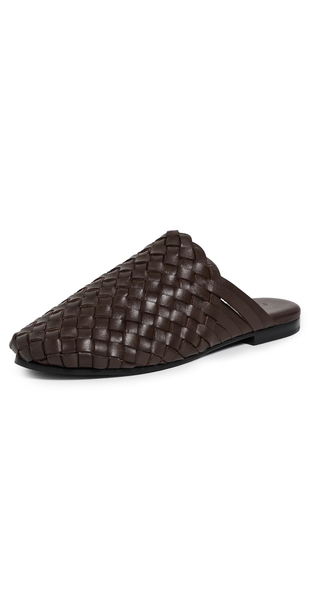 St. Agni Bunto Woven Slides Chocolate 38