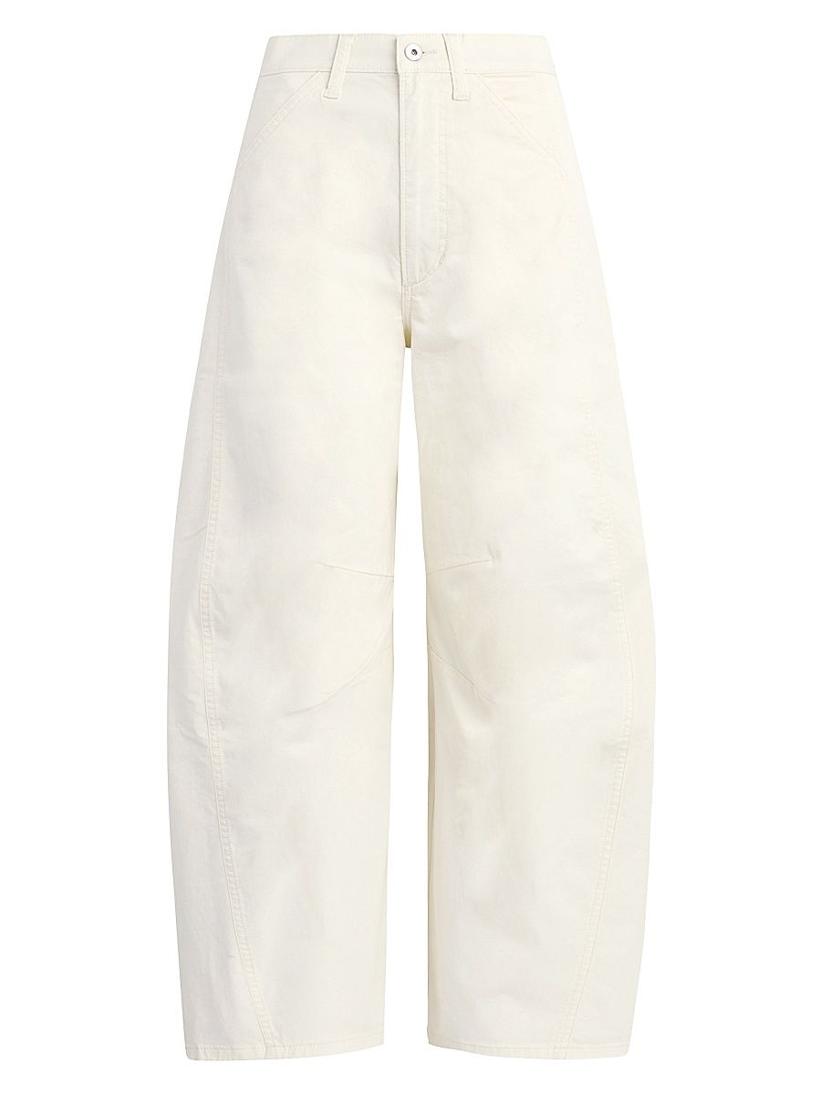 Women's The Bowie High-Rise Horseshoe Pants - Milk - Size 25