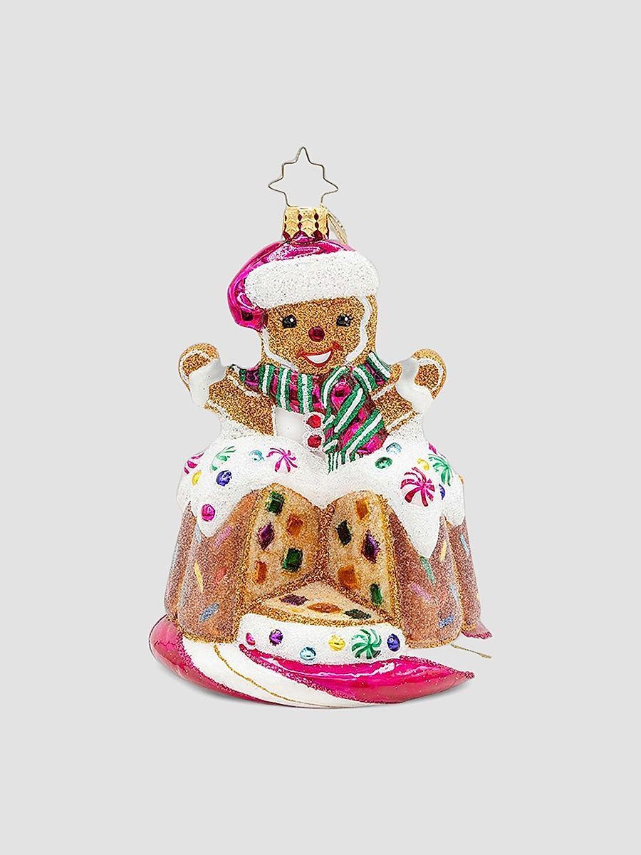 Candy & Sweets Bundt Surprise Glass Ornament