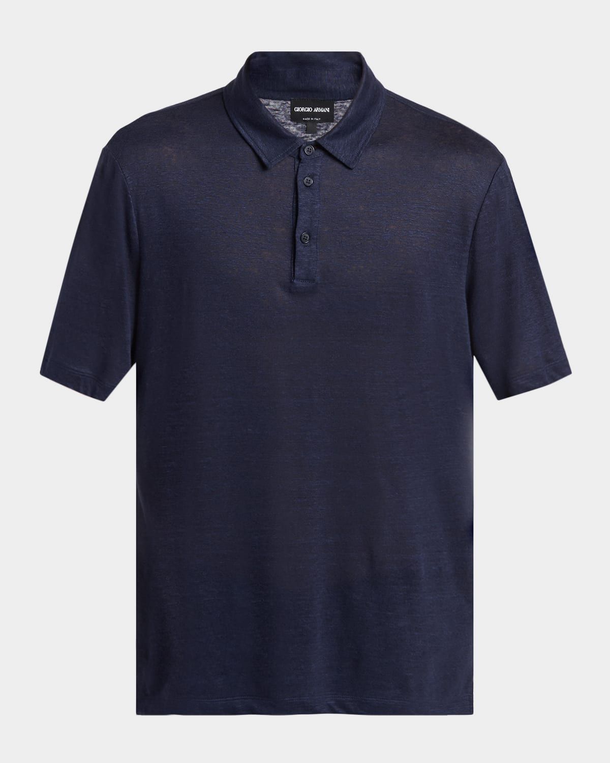 Men & apos;s Linen Classic-Fit Polo Shirt