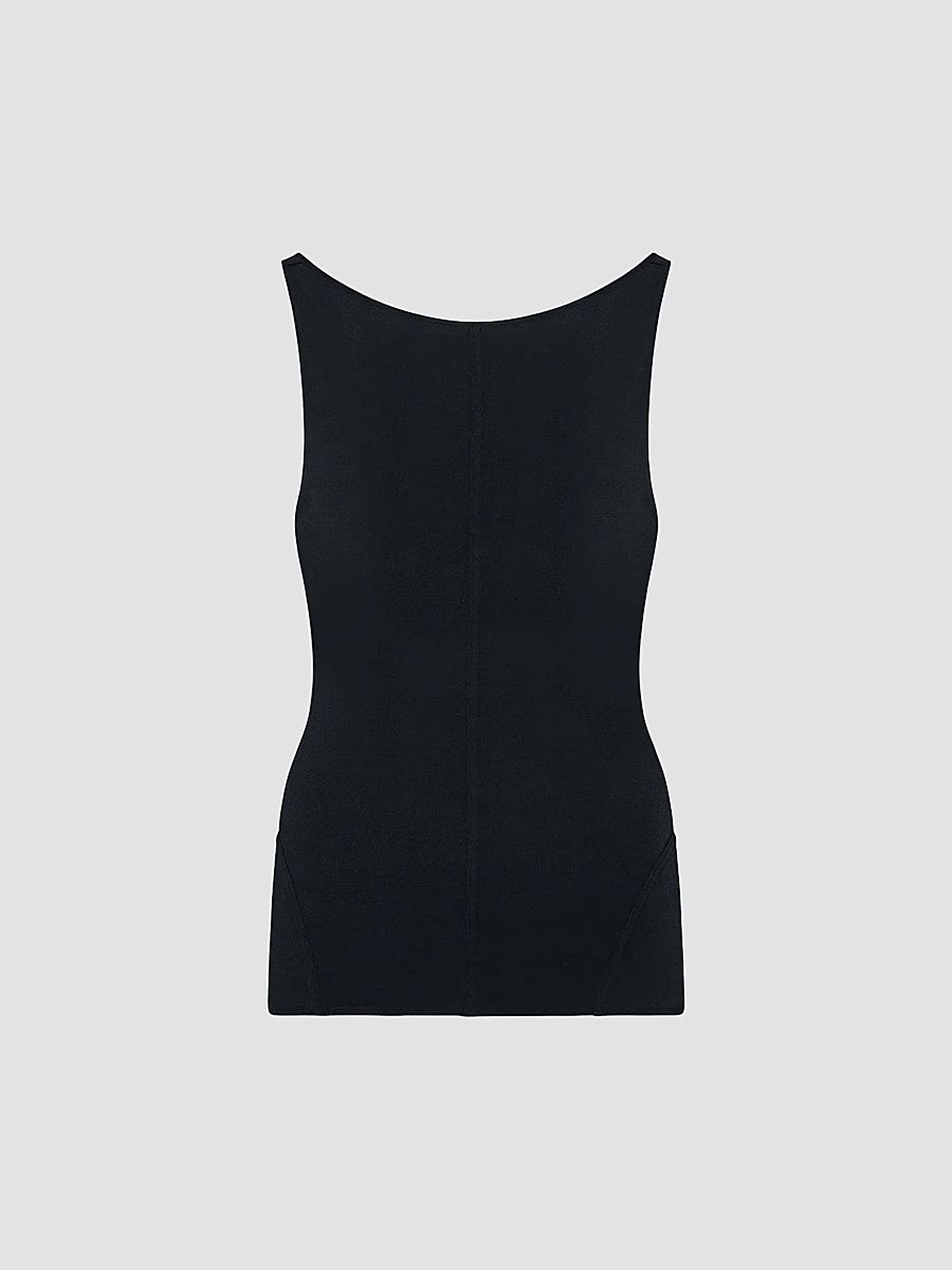 Women's Cutout Tank - Black - Size Large