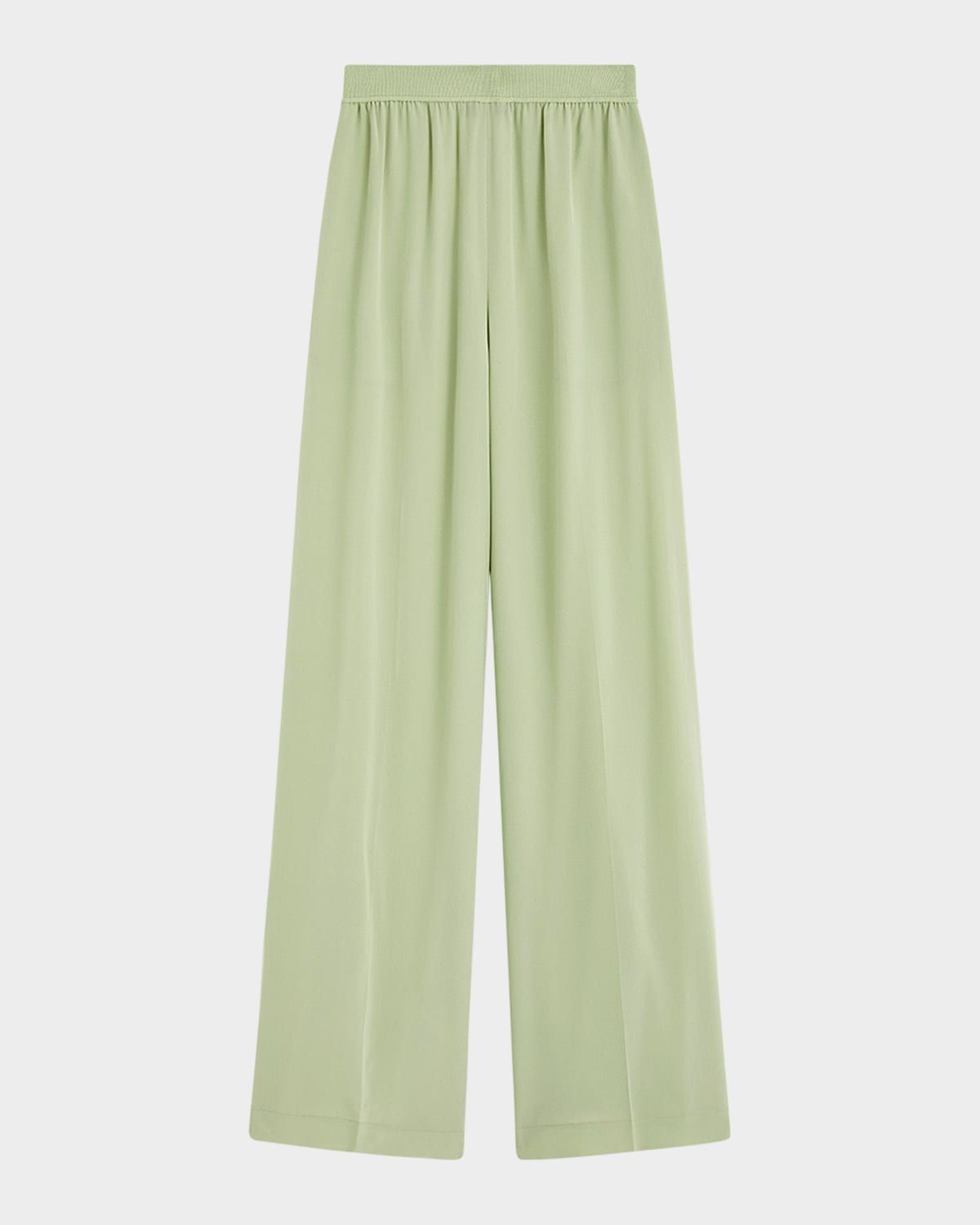 Hulin Wide-Leg Silk Crepe De Soie Trousers