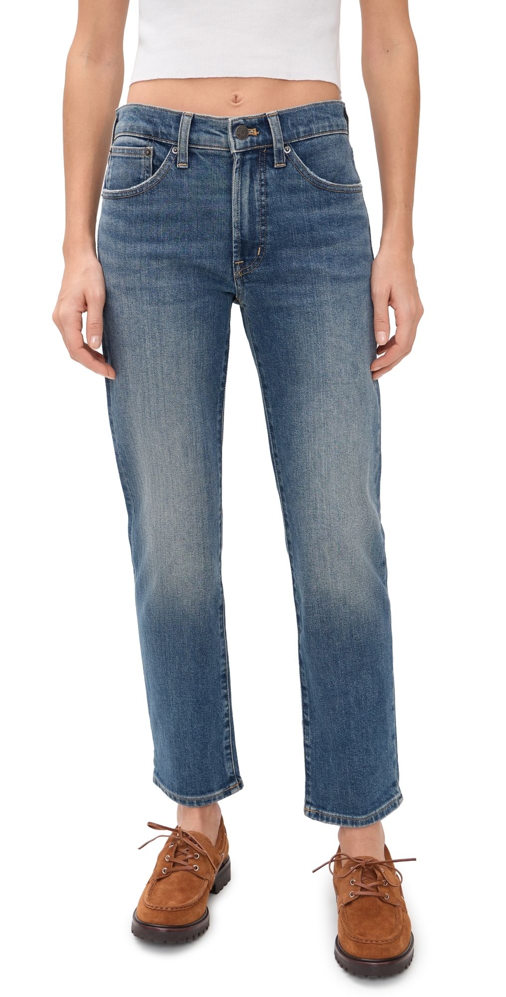 Madewell The Jules Slim Straight Jeans ATLIN WASH 30