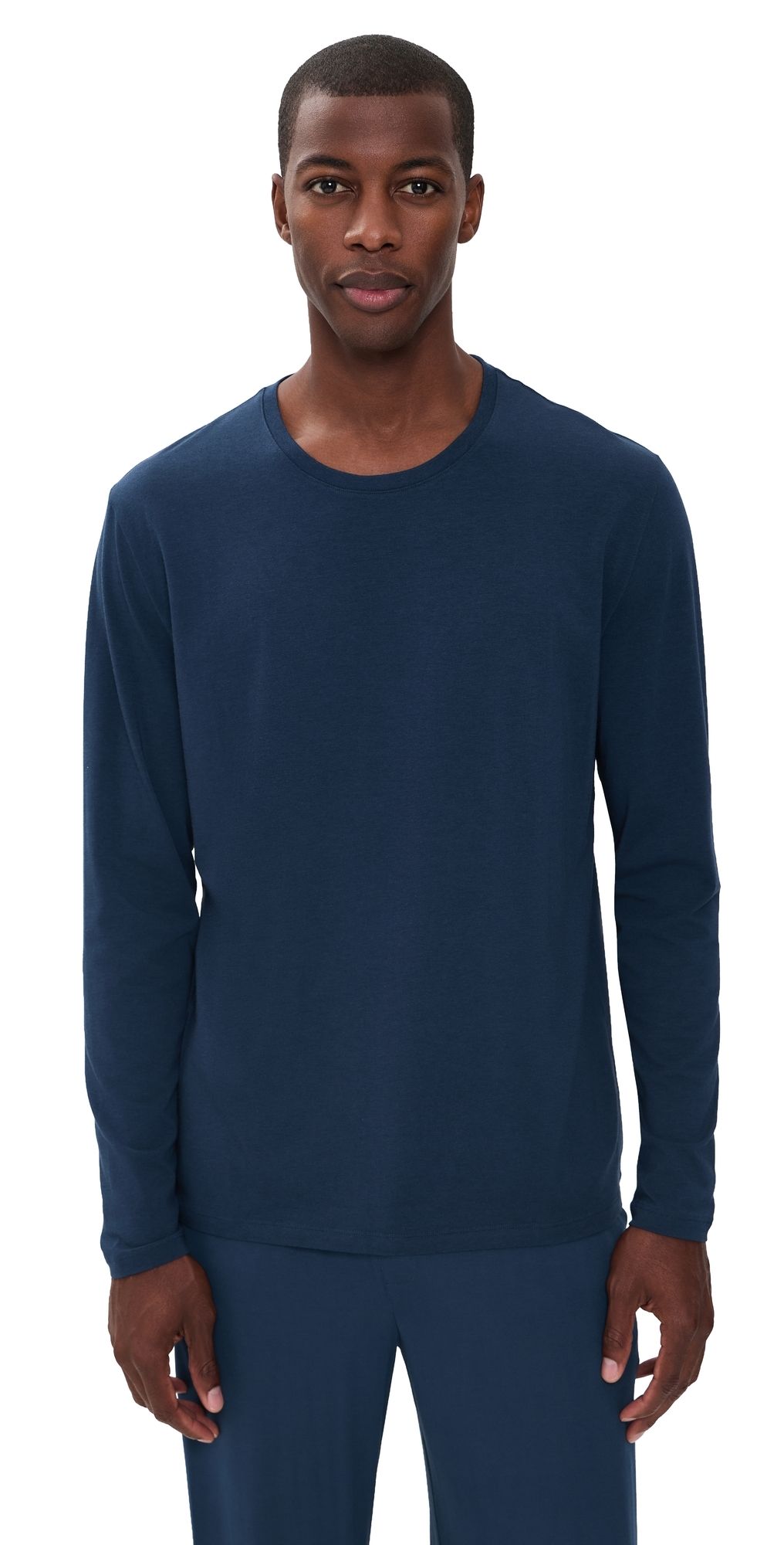 Tommy John Second Skin Long Sleeve Crewneck Dress Blues XXL