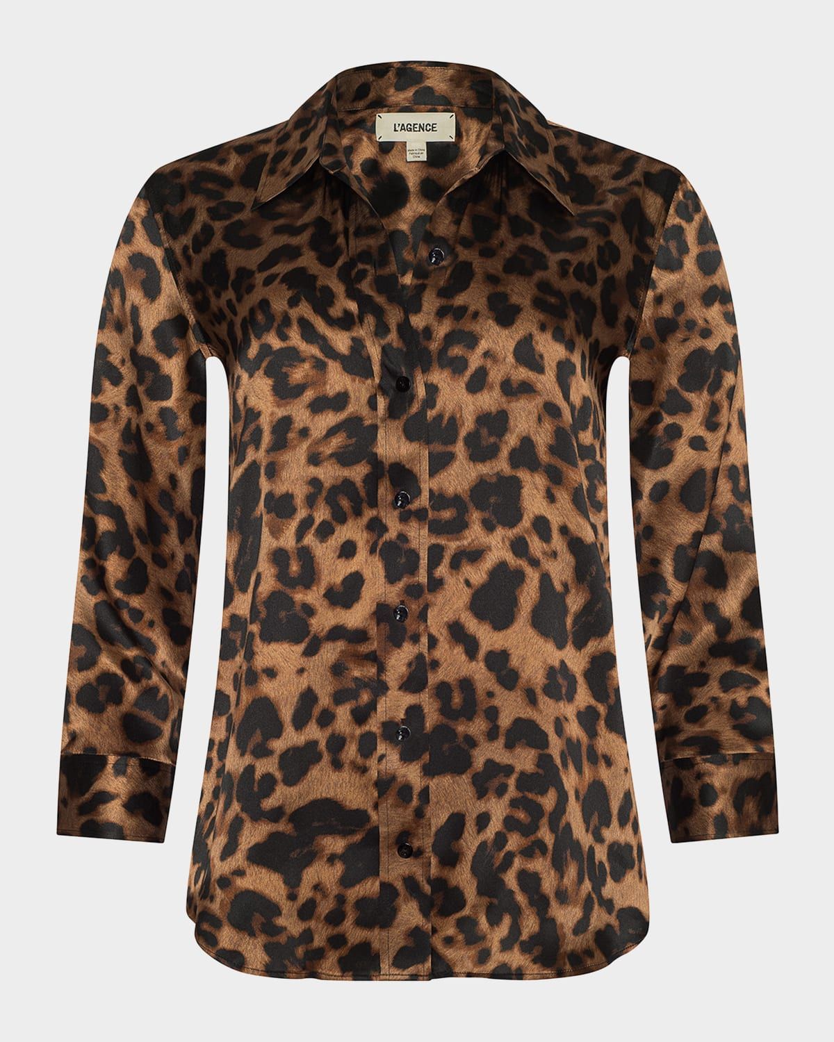 Leopard Dani Silk Blouse