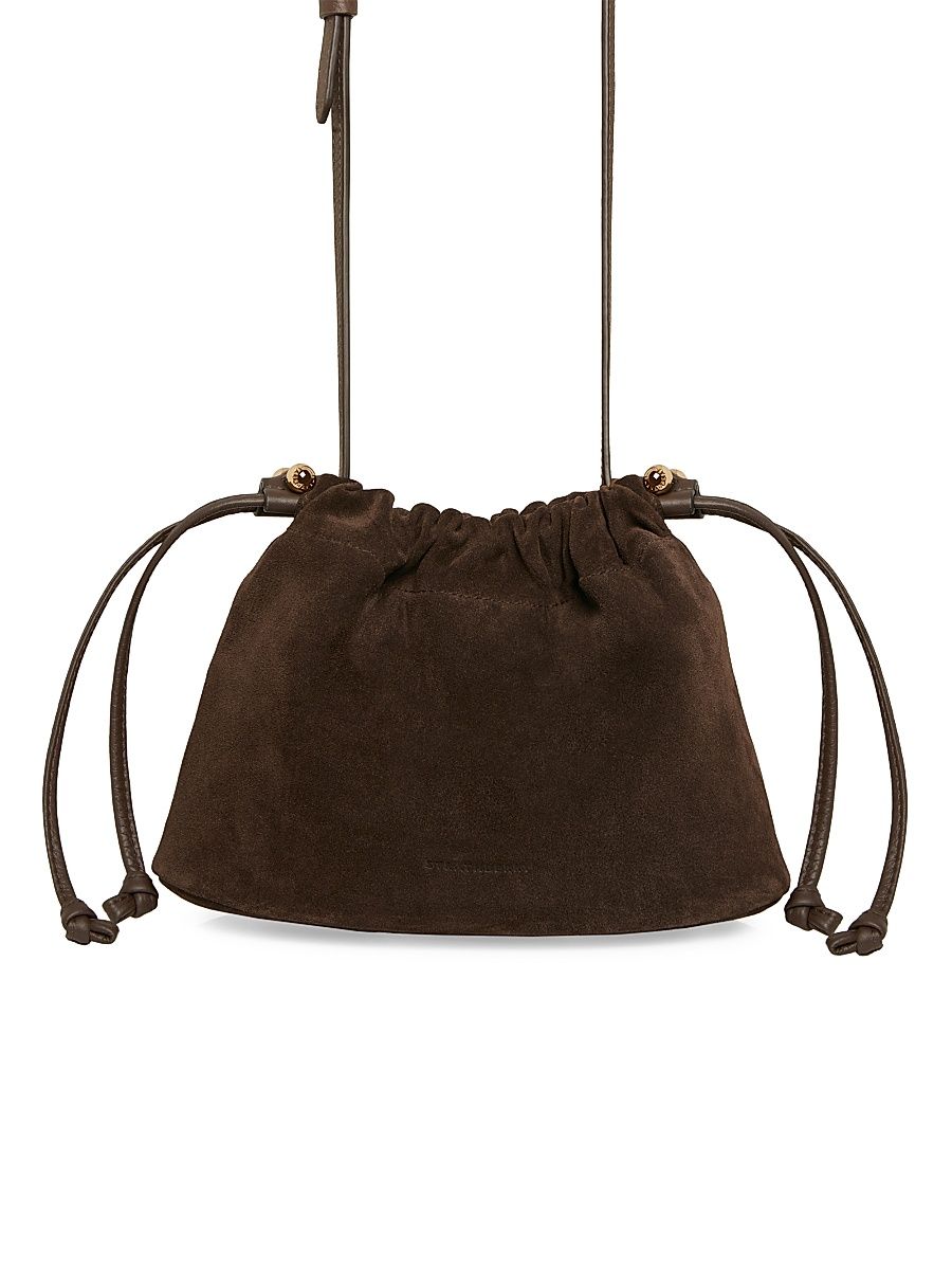 Women's Charlotte Midi Suede Crossbody Bag - Chocolate