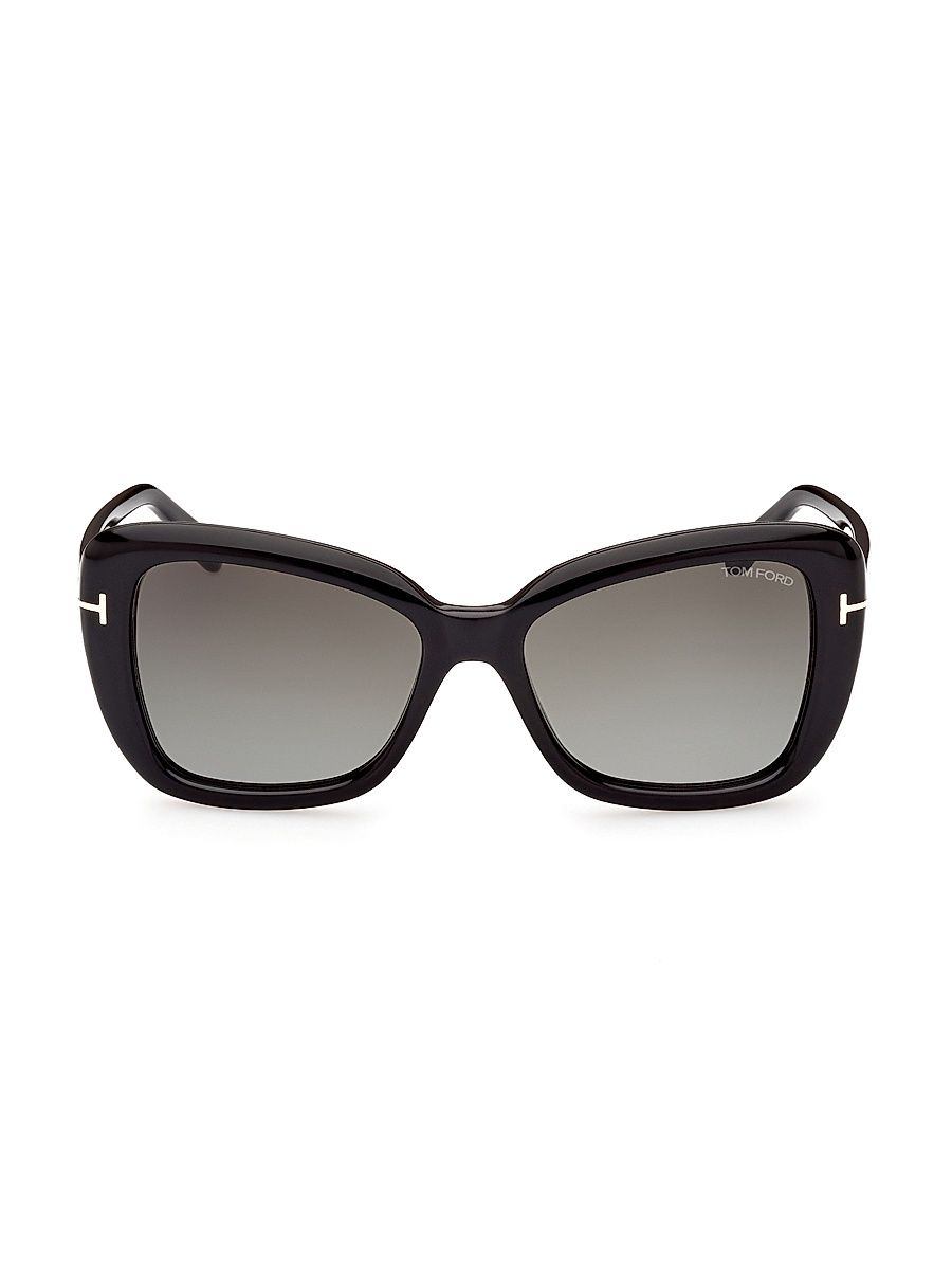 Women's Maeve 55MM Butterfly Sunglasses - Black