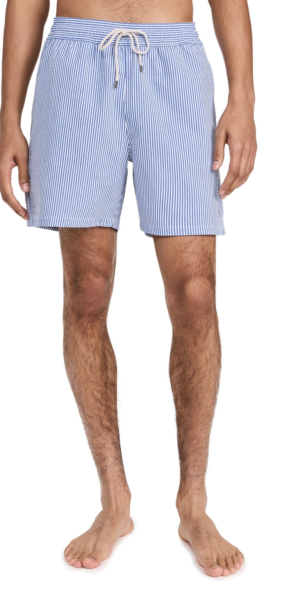 Polo Ralph Lauren Traveler Seersucker Swim Trunks 6 Cruise Royal Seersucker XXL