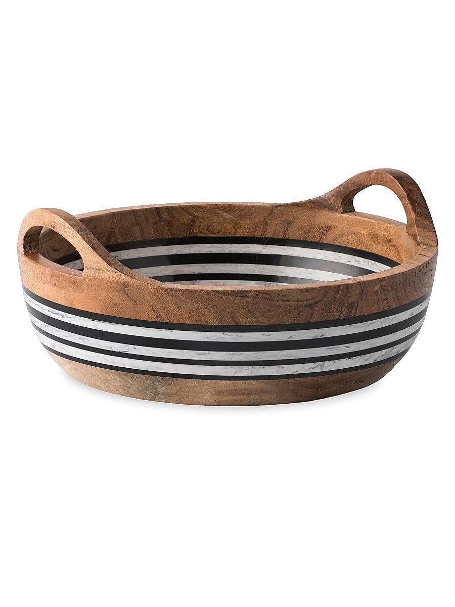 Stonewood Striped Round Serving Bowl - Stonewood Stripe