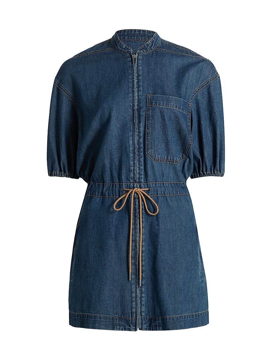 Women's Akerman Denim Minidress - City Stroll - Size 12