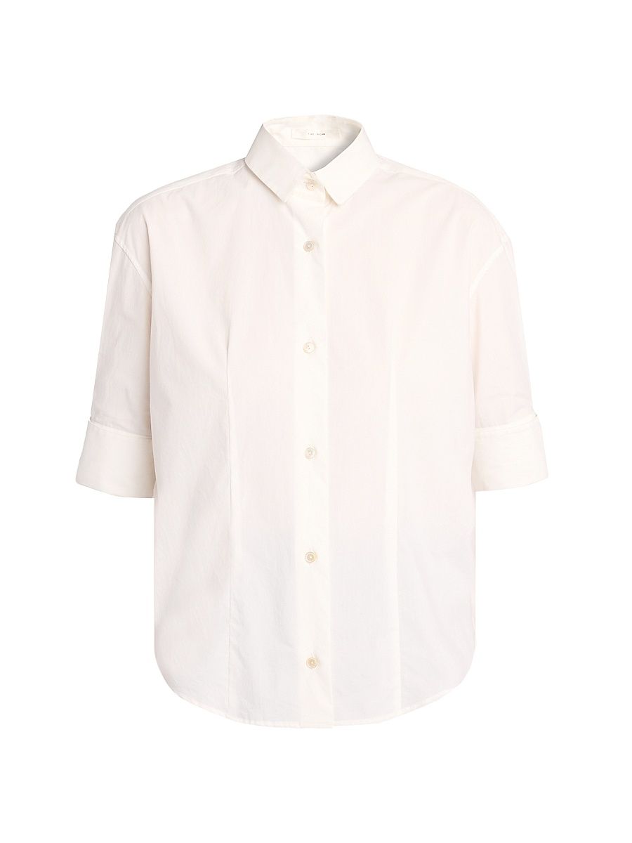Women's Carpazi Cotton Shirt - White - Size 10