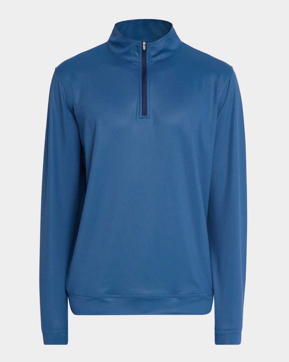 Men & apos;s Perth Birdseye Performance Quarter-Zip Pullover