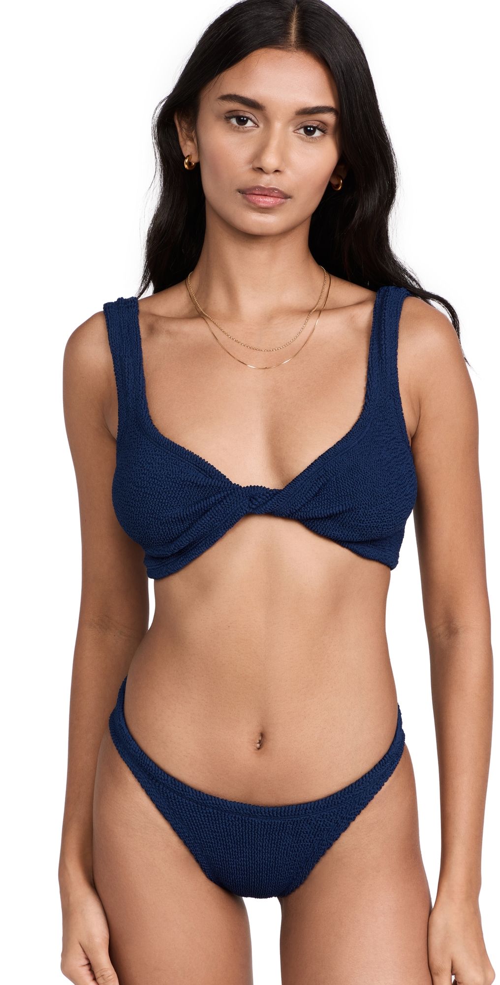 Hunza G Juno Bikini Set Navy One Size