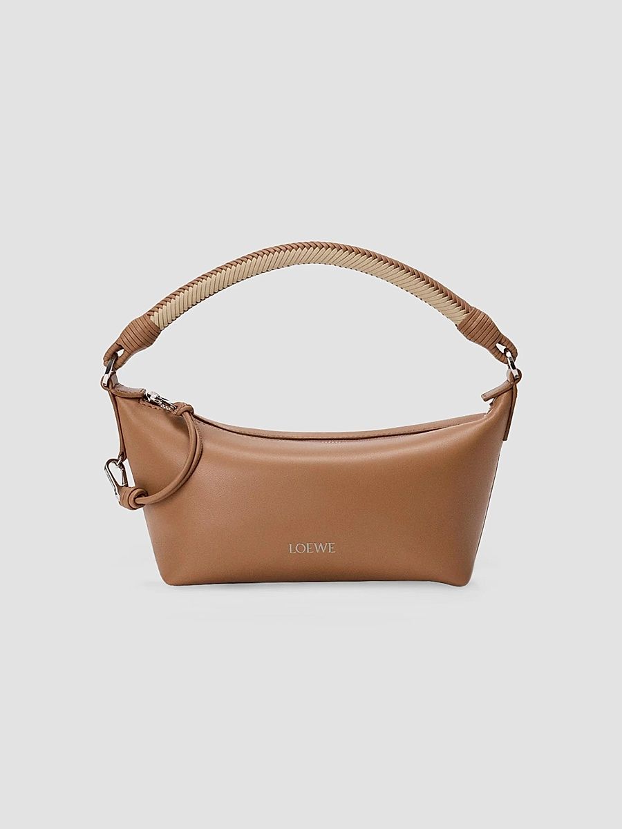 LOEWE Women's Cala Bayadere Leather Top Handle Bag - Ecru Multicolor
