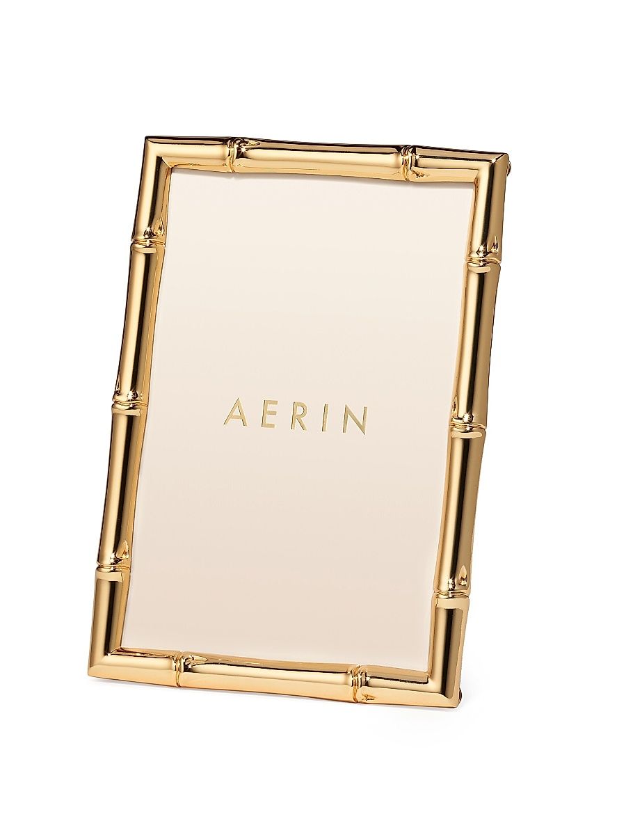 Ava Bamboo-Effect Brass Frame