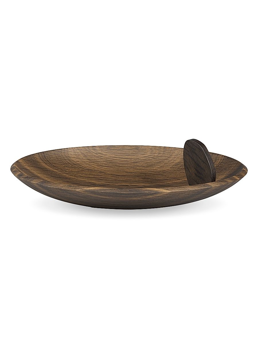 Kelly Behun Leaf Oval Bowl - Smoked Oak