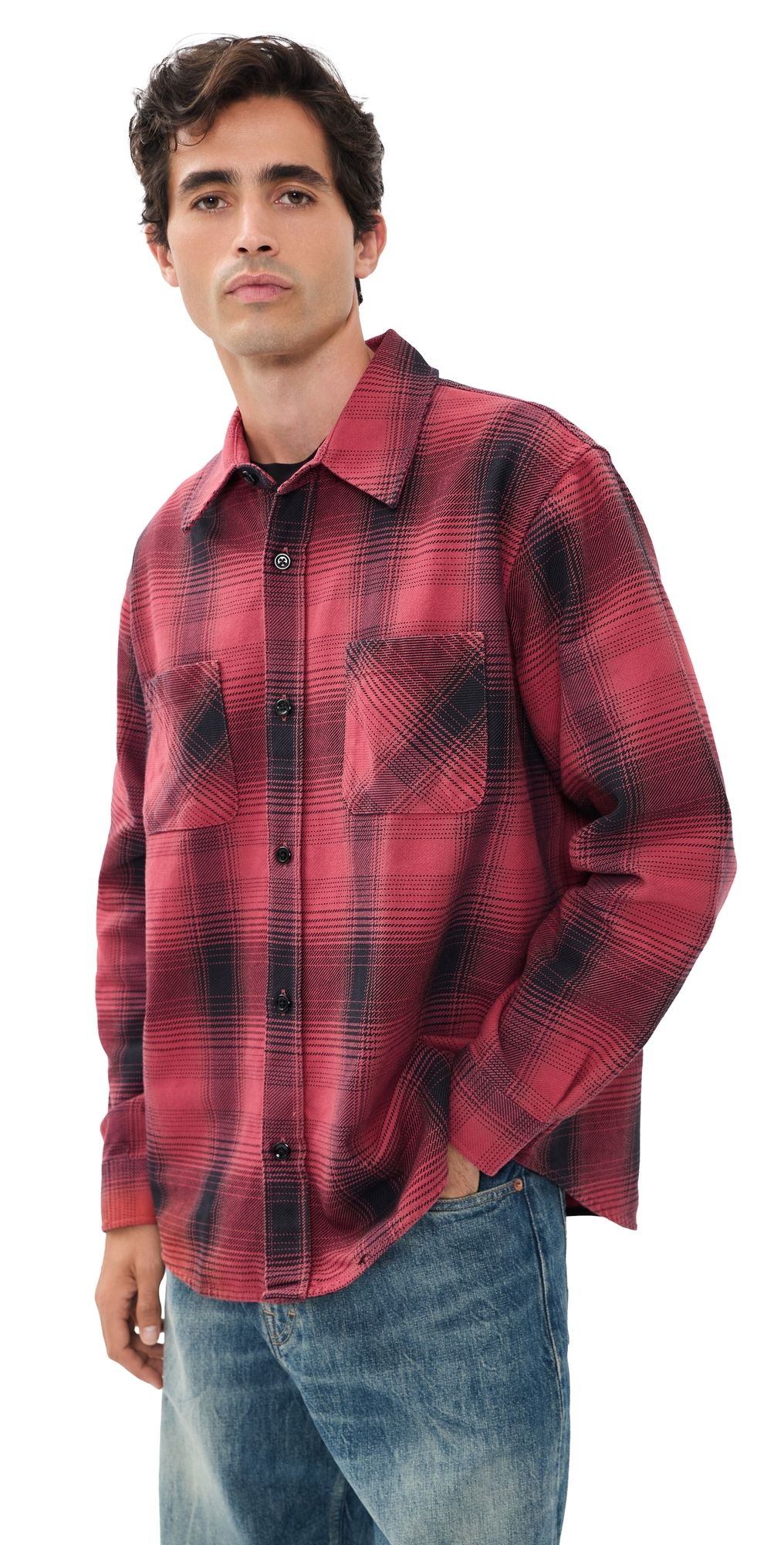 Our Legacy Bison Check Whoppin Shirt Bison Check Ranch Cotton 46