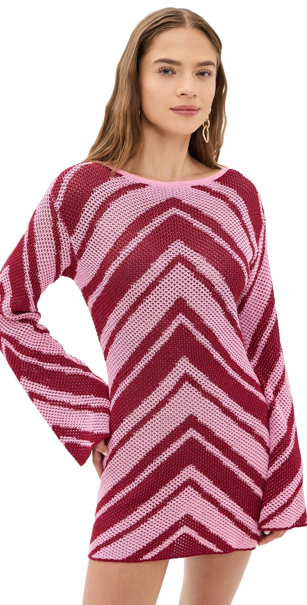 Seven Wonders Mazie Mini Dress Red/Pink L