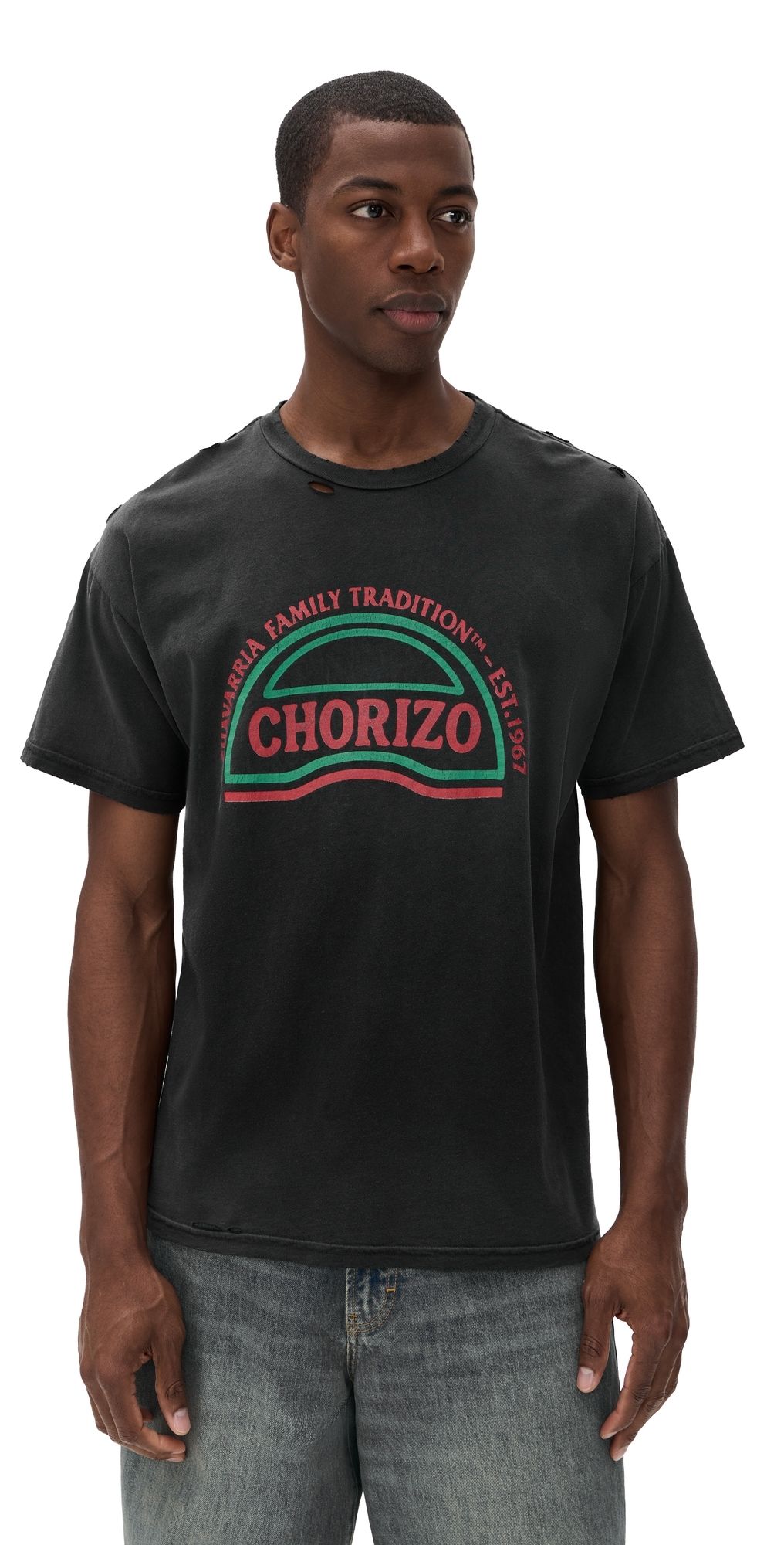 Willy Chavarria Chorizo Easy Tee Black S