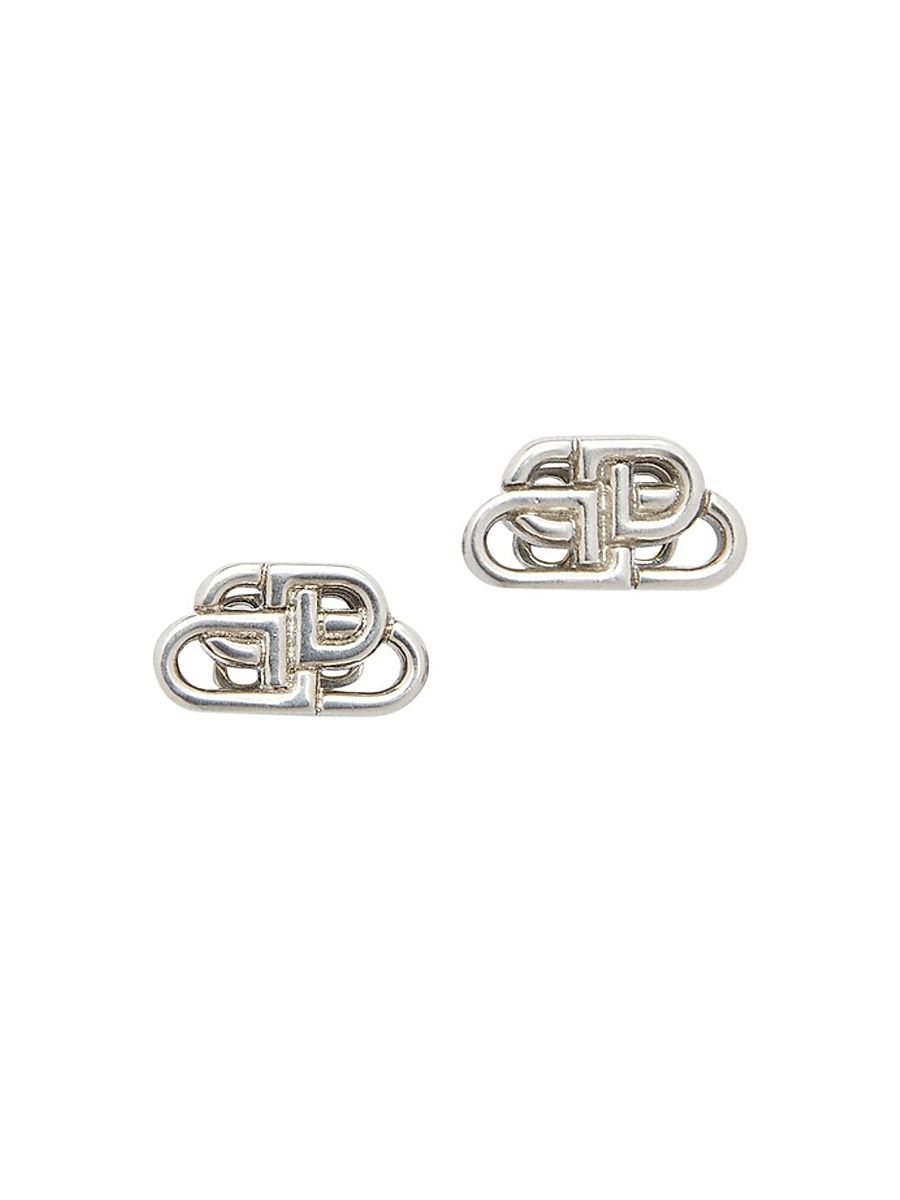 Men's BB XS Stud Earrings - Silver