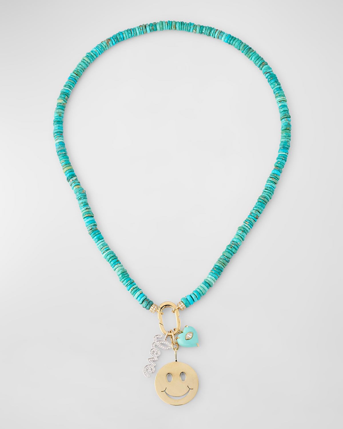 Beaded Necklace and Charms Combo