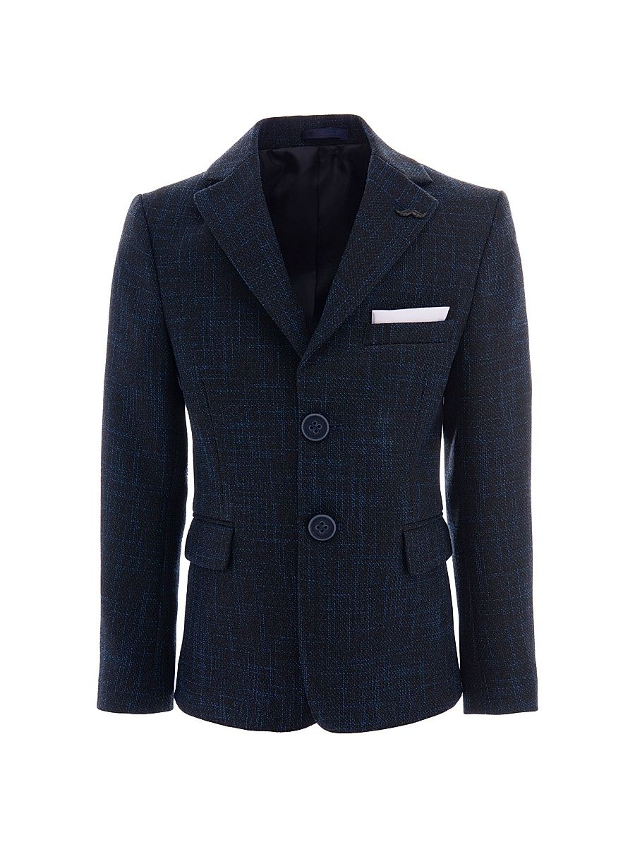 Little Boy's & Boy's Peak Lapel Blazer - Navy - Size 6