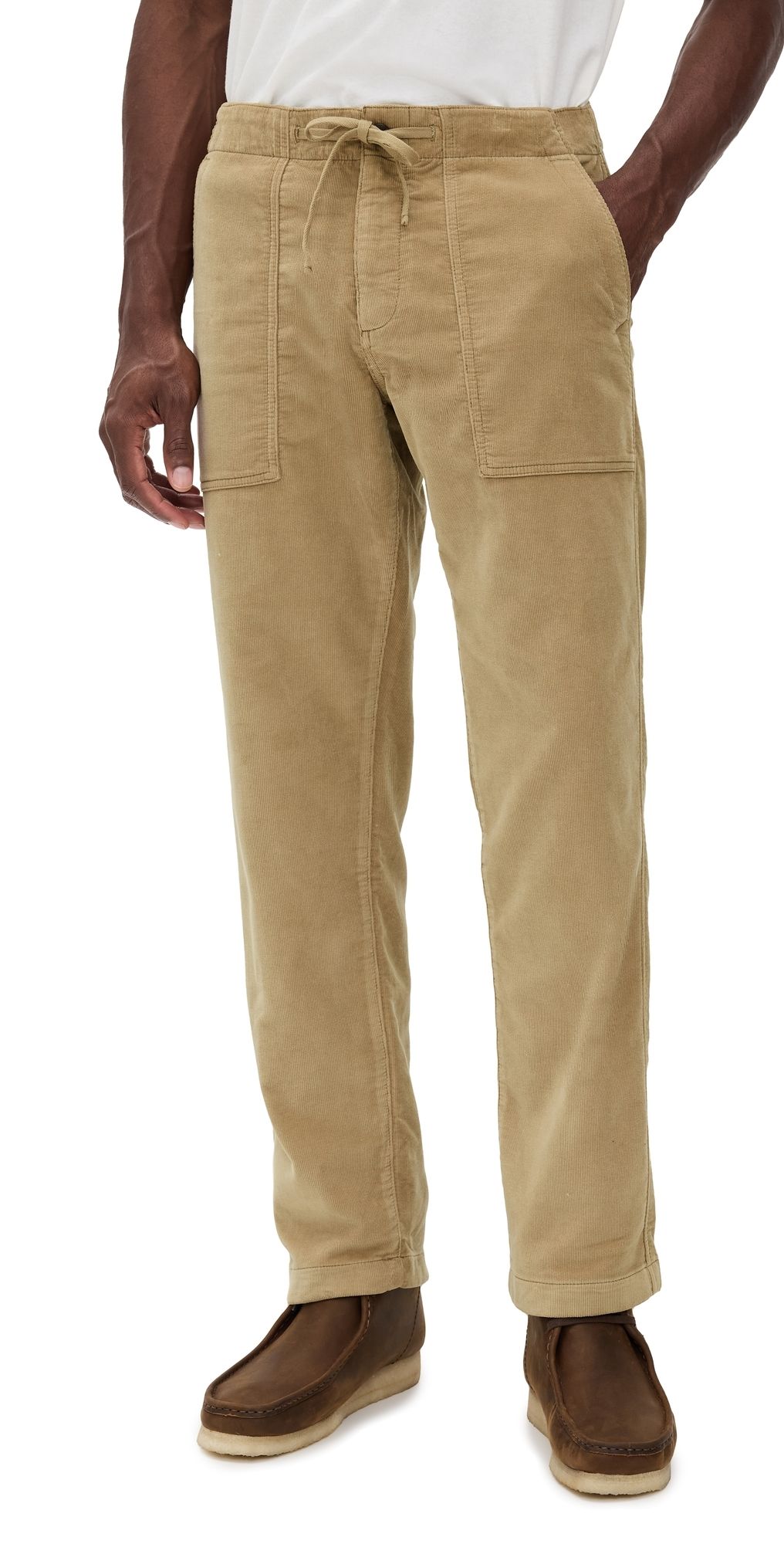 Faherty Stretch Terry Corduroy Utility Pants Barley L