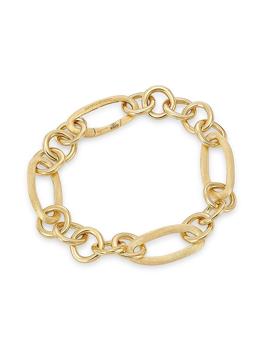 Women's Jaipur 18K Yellow Gold Mixed-Link Chain Bracelet - Yellow Gold
