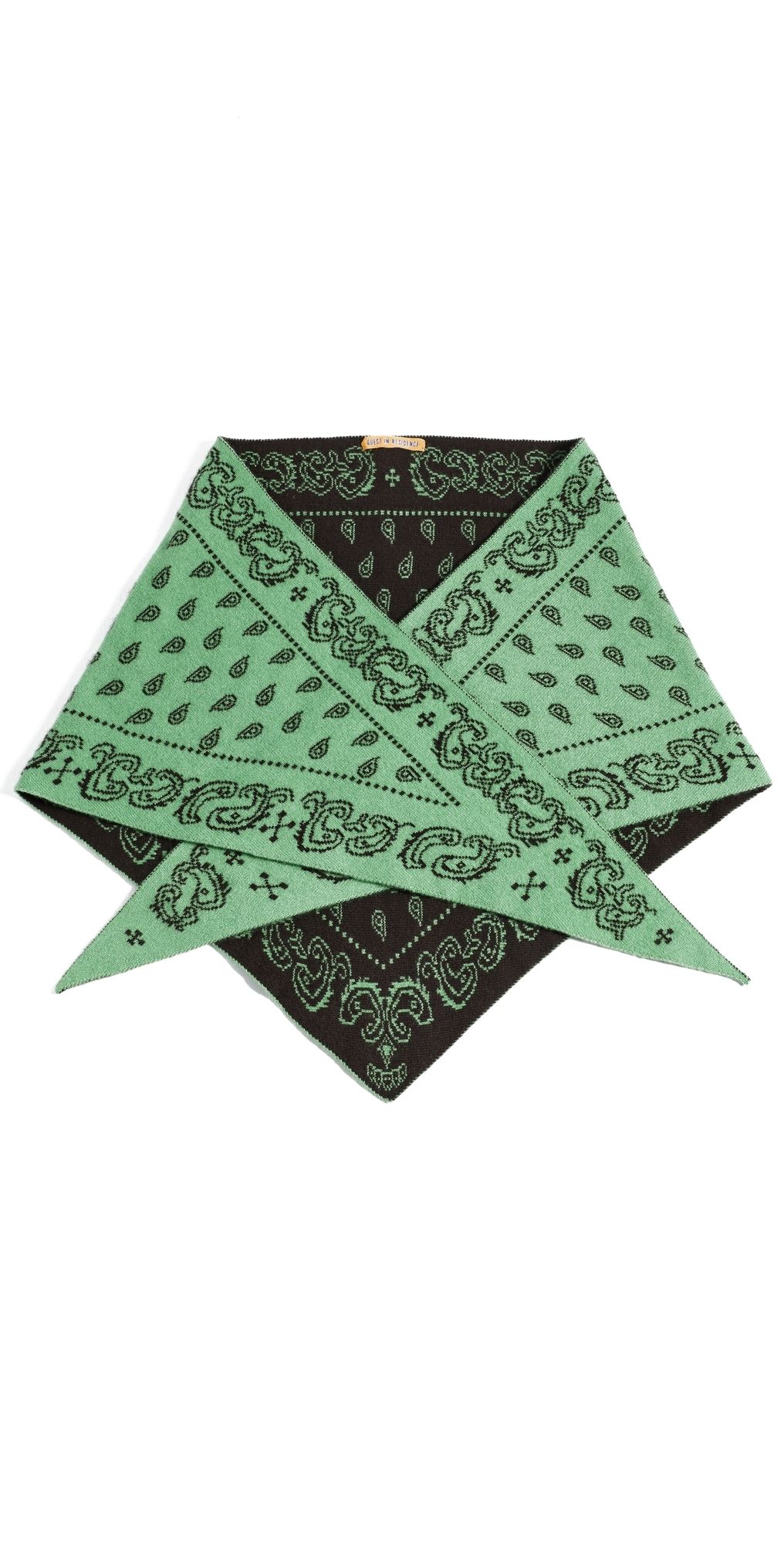 Guest in Residence The Wild Rag Triangle Scarf Highland/Burnt Cocoa One Size