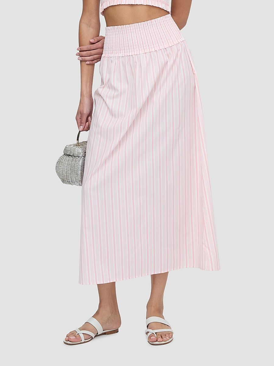 Women's The Delphine Nap Skirt - Pink Variegated Stripe - Size XXL
