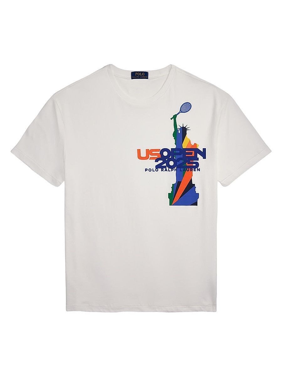 Men's Ralph Lauren x US Open Classic-Fit T-Shirt - White - Size Small