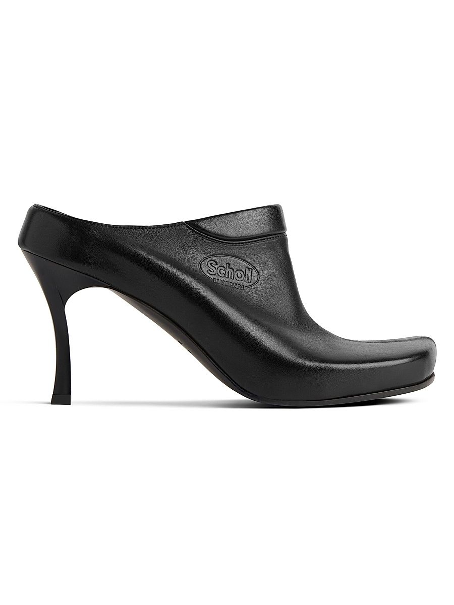 Women's I Scholl Mule Heels - Black - Size 7